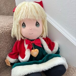 Applause Precious Moments Christmas Doll -1990